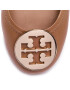 Tory Burch Baleríny Minnie Travel Ballet With Metal Logo 50393 Hnědá - Pepit.cz