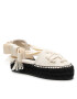 Tory Burch Espadrilky Woven Bouble T Espadrille 282 Béžová - Pepit.cz