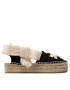 Tory Burch Espadrilky Woven Double Espadrille 140308 Černá - Pepit.cz