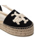 Tory Burch Espadrilky Woven Double Espadrille 140308 Černá - Pepit.cz