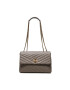 Tory Burch Kabelka Kira Chevron Convertible Shoulder Bag 90446 Šedá - Pepit.cz