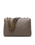 Tory Burch Kabelka Kira Chevron Convertible Shoulder Bag 90446 Šedá - Pepit.cz