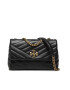 Tory Burch Kabelka Kira Chevron Small Convertible 90452 Černá - Pepit.cz