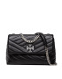 Tory Burch Kabelka Kira Chevron Small Convertible Shoulder Bag 90452 Černá - Pepit.cz