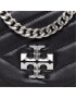 Tory Burch Kabelka Kira Chevron Small Convertible Shoulder Bag 90452 Černá - Pepit.cz