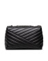 Tory Burch Kabelka Kira Chevron Small Convertible Shoulder Bag 90452 Černá - Pepit.cz