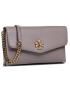 Tory Burch Kabelka Kira Pebbled Chain Wallet 74881 Hnědá - Pepit.cz