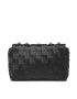 Tory Burch Kabelka Kira Woven Satin Samll Convertible Schoulder 142701 Černá - Pepit.cz