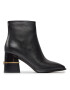 Tory Burch Polokozačky Leather Ankle Boot 75Mm 155490 Černá - Pepit.cz