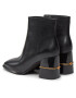 Tory Burch Polokozačky Leather Ankle Boot 75Mm 155490 Černá - Pepit.cz