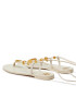 Tory Burch Sandály Capri Flat Lace Up Sandal 80044 Béžová - Pepit.cz