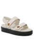 Tory Burch Sandály Kira Sport Sandal Calf Leather 144328 Écru - Pepit.cz