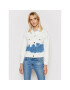 Trussardi Jeansová bunda Blitch Tye-Dye 56S00632 Bílá Cropped Fit - Pepit.cz