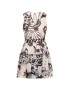 Trussardi Každodenní šaty Fil Coupe Butterfly Print 56D00527 Hnědá Regular Fit - Pepit.cz