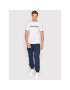 Trussardi T-Shirt Logo Print 52T00629 Bílá Regular Fit - Pepit.cz