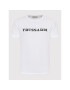 Trussardi T-Shirt Logo Print 52T00629 Bílá Regular Fit - Pepit.cz