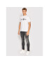 Trussardi T-Shirt Logo Print 52T00631 Bílá Regular Fit - Pepit.cz