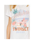 TWINSET T-Shirt 201GJ2319 M Bílá Regular Fit - Pepit.cz