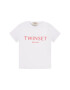 TWINSET T-Shirt 201GJ2370 M Bílá Regular Fit - Pepit.cz