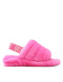 Ugg Bačkory W Fluff Yeah Slide 1095119 Růžová - Pepit.cz