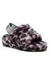 Ugg Bačkory W Fluff Yeah Slide Panthr Print 1120903 Hnědá - Pepit.cz