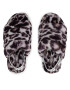 Ugg Bačkory W Fluff Yeah Slide Panthr Print 1120903 Hnědá - Pepit.cz