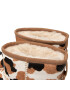 Ugg Boty W Classic Mini Cow Print 1123353 Hnědá - Pepit.cz