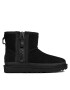 Ugg Boty W Classic Mini Zipper Tape Logo 1144034 Černá - Pepit.cz