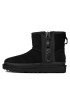 Ugg Boty W Classic Mini Zipper Tape Logo 1144034 Černá - Pepit.cz