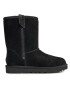 Ugg Boty W Classic Short Bailey Zip 1144043 Černá - Pepit.cz