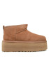 Ugg Boty W Classic Ultra Mini Platform 1135092 Hnědá - Pepit.cz