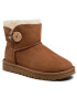 Ugg Boty W Mini Bailey Button II 1016422 Hnědá - Pepit.cz