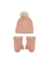 Ugg Čepice a rukavice K Infant Knit Set 20124 Růžová - Pepit.cz