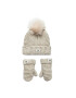 Ugg Čepice a rukavice K Infant Knit Set 20124 Šedá - Pepit.cz