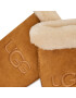 Ugg Dámské rukavice Sheepskin Embroider Mitten 20932 Hnědá - Pepit.cz