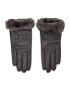 Ugg Dámské rukavice W Classic Leather Logo Glove 19034 Šedá - Pepit.cz