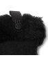 Ugg Dámské rukavice W Shorty Glove W Leather Trim 17367 Černá - Pepit.cz