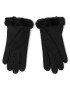 Ugg Dámské rukavice W Shorty Glove W Leather Trim 17367 Černá - Pepit.cz