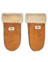 Ugg Dětské rukavice K Sheepskin Mitten W Stitch 20095 Hnědá - Pepit.cz