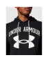 Under Armour Mikina Rival Terry Big Logo 1361559 Černá Loose Fit - Pepit.cz