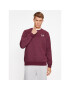 Under Armour Mikina Ua Essential Fleece Crew 1374250 Bordó Loose Fit - Pepit.cz