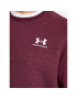 Under Armour Mikina Ua Essential Fleece Crew 1374250 Bordó Loose Fit - Pepit.cz