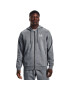 Under Armour Mikina UA Essential Fleece FZ Hood 1373881 Šedá Regular Fit - Pepit.cz