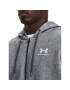 Under Armour Mikina UA Essential Fleece FZ Hood 1373881 Šedá Regular Fit - Pepit.cz