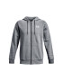 Under Armour Mikina UA Essential Fleece FZ Hood 1373881 Šedá Regular Fit - Pepit.cz