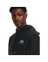 Under Armour Mikina UA Essential Fleece Hoodie 1373880 Černá Regular Fit - Pepit.cz