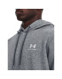 Under Armour Mikina UA Essential Fleece Hoodie 1373880 Šedá Regular Fit - Pepit.cz