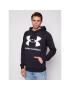 Under Armour Mikina Ua Rival Fleece Big Logo 1357093 Černá Loose Fit - Pepit.cz