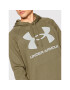 Under Armour Mikina Ua Rival Fleece Big Logo 1357093 Zelená Loose Fit - Pepit.cz