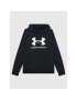 Under Armour Mikina Ua Rival Fleece Big Logo 1357585 Černá Loose Fit - Pepit.cz